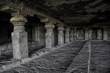Image showing Ellora caves in India