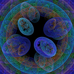 Image showing Symmetrical growth of bacteria