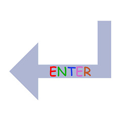 Image showing Enter Arrow