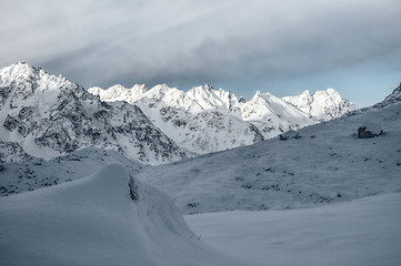 Image showing Himalyas near Kanchenjunga