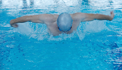 Image showing swimmer athlete