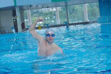 Image showing swimmer athlete