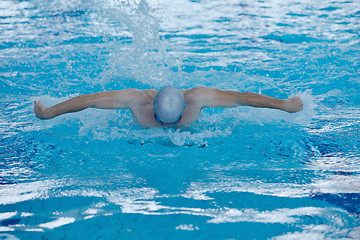 Image showing swimmer athlete