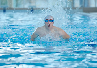 Image showing swimmer athlete