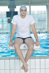 Image showing swimmer athlete