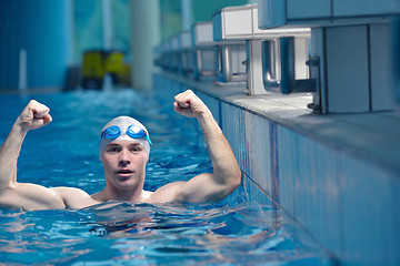 Image showing swimmer athlete