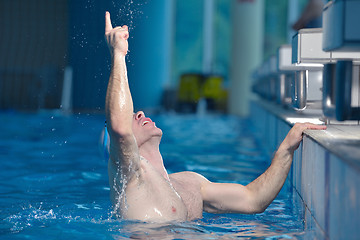 Image showing swimmer athlete