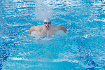 Image showing swimmer athlete