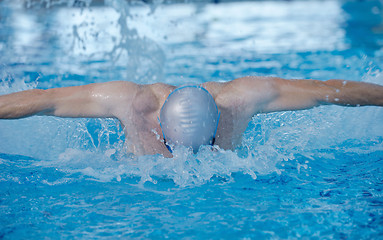 Image showing swimmer athlete