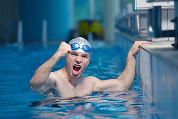 Image showing swimmer athlete