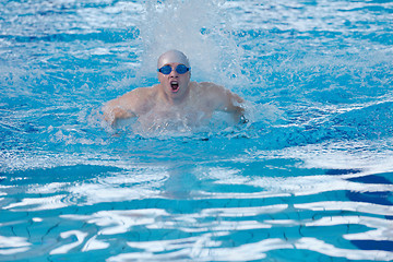 Image showing swimmer athlete