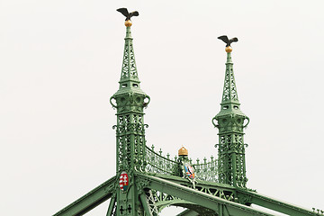 Image showing Historic bridge in Budapest