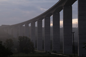 Image showing Large highway viaduct ( Hungary)