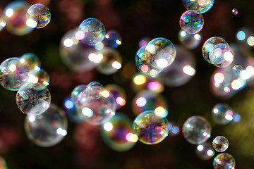 Image showing Soap bubbles