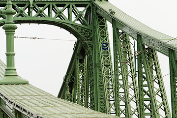 Image showing Historic bridge in Budapest