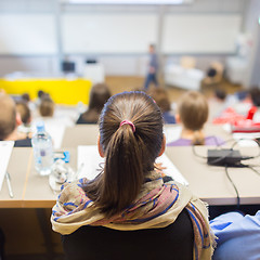 Image showing Lecture at university.