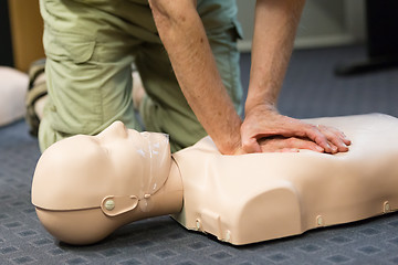 Image showing First aid CPR seminar.