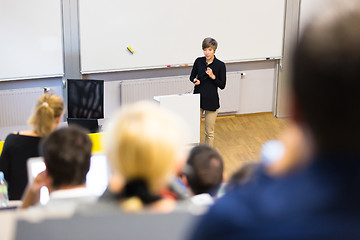 Image showing Lecture at university.