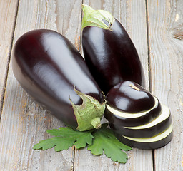 Image showing Eggplants