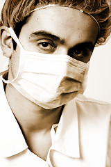 Image showing Portrait of a young doctor.