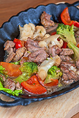 Image showing meat with vegetables