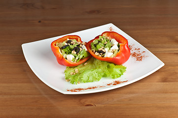 Image showing Stuffed peppers