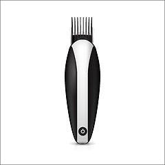 Image showing Vector illustration of black electric clipper