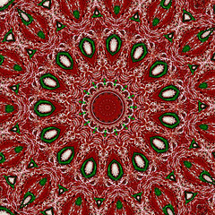 Image showing Abstract Kaleidoscopic Design