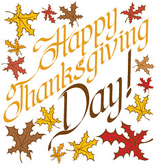 Image showing Thanks Giving text