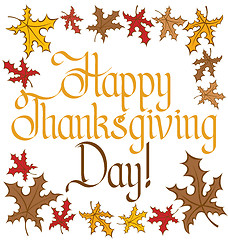 Image showing Thanks Giving text