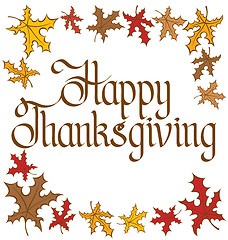 Image showing Thanks Giving text