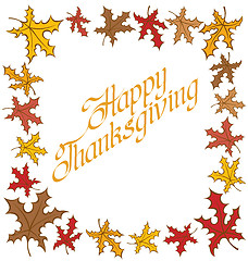 Image showing Thanks Giving text