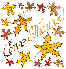 Image showing Thanks Giving text