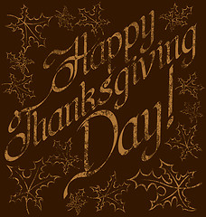 Image showing Thanks Giving text