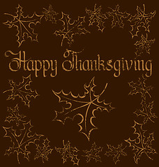 Image showing Thanks Giving text