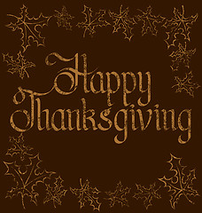 Image showing Thanks Giving text