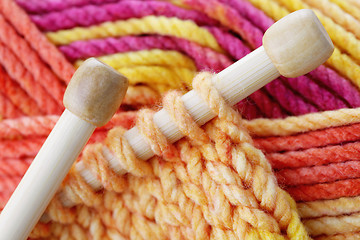 Image showing knitting