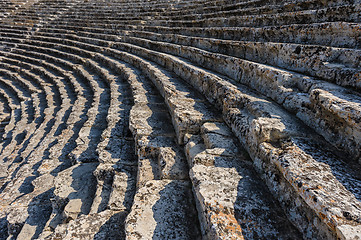 Image showing Steps at Ancient theater in Hierapolis