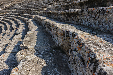 Image showing Steps at Ancient theater in Hierapolis