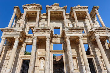 Image showing Ancient Celsius Library in Ephesus, Turkey