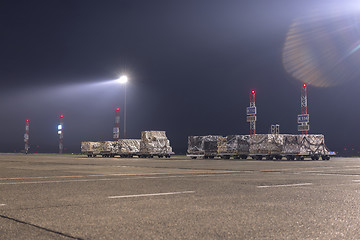Image showing Cargo packed and ready to be delivered