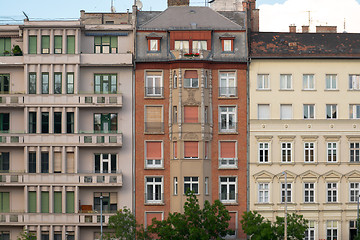 Image showing Closeup photo of a building