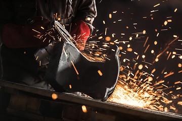 Image showing Industrial Worker at the factory