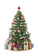 Image showing Christmas tree with presents