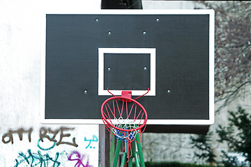 Image showing Basketball hoop