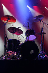 Image showing Drums on stage
