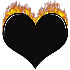 Image showing Burnt Heart