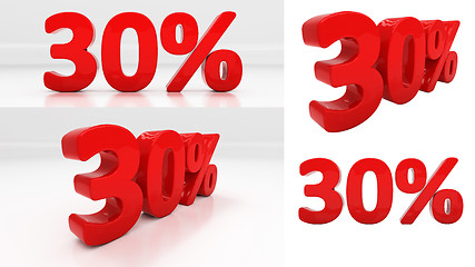 Image showing 3D thirty percent