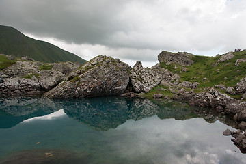 Image showing Mountain lakes