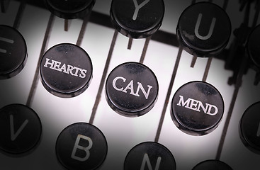 Image showing Typewriter with special buttons